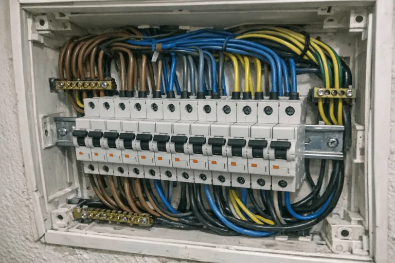 Modernisierter Sicherungskasten mit allen aktuellen Sicherheitsstandards